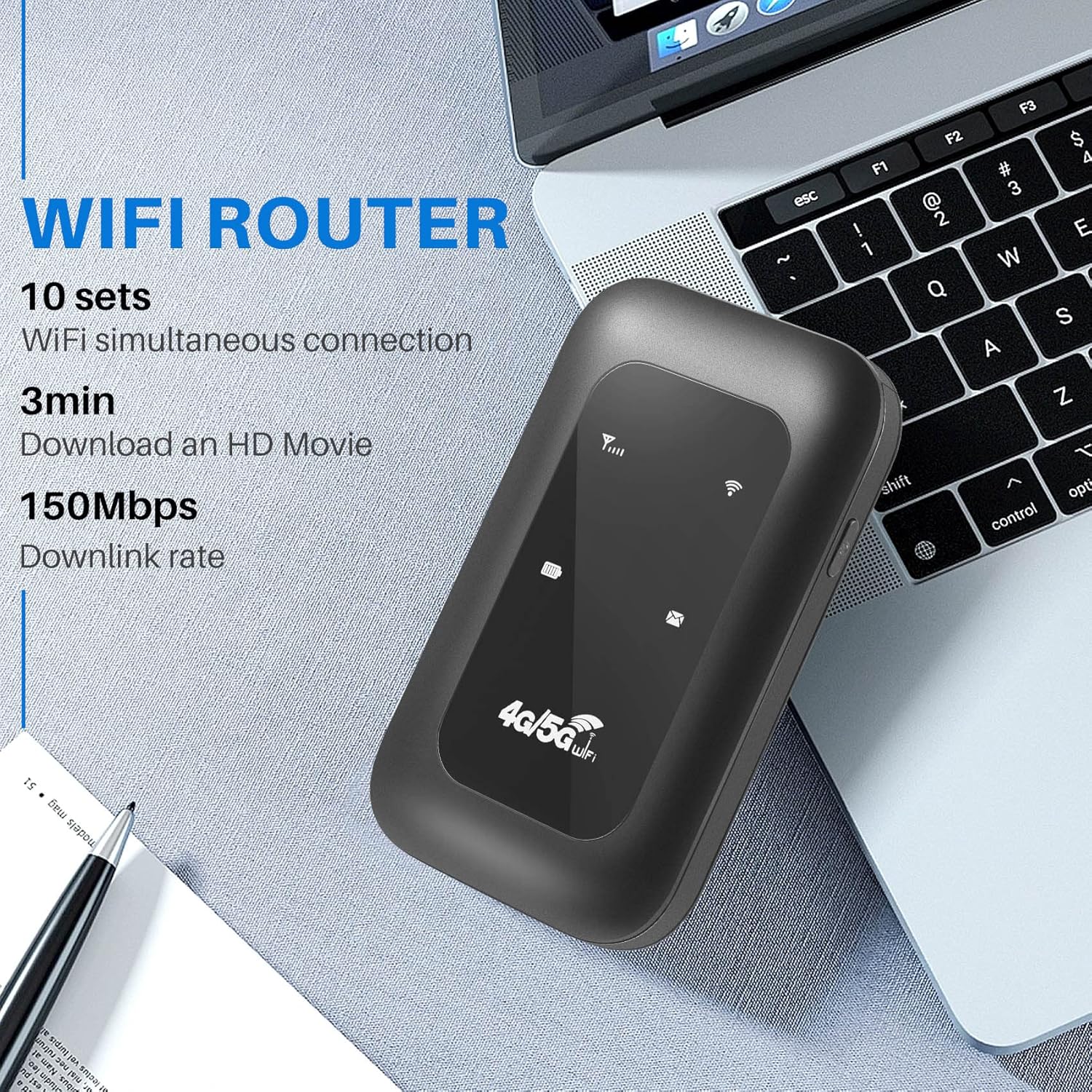 ⏰Last day Promotion 🔥Portable 5G WiFi Router – High-Speed Mobile Wireless Internet Hotspot
