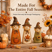 🔥Halloween Promotion - Hand-Carved Vintage Scarecrow Fall Decor Set