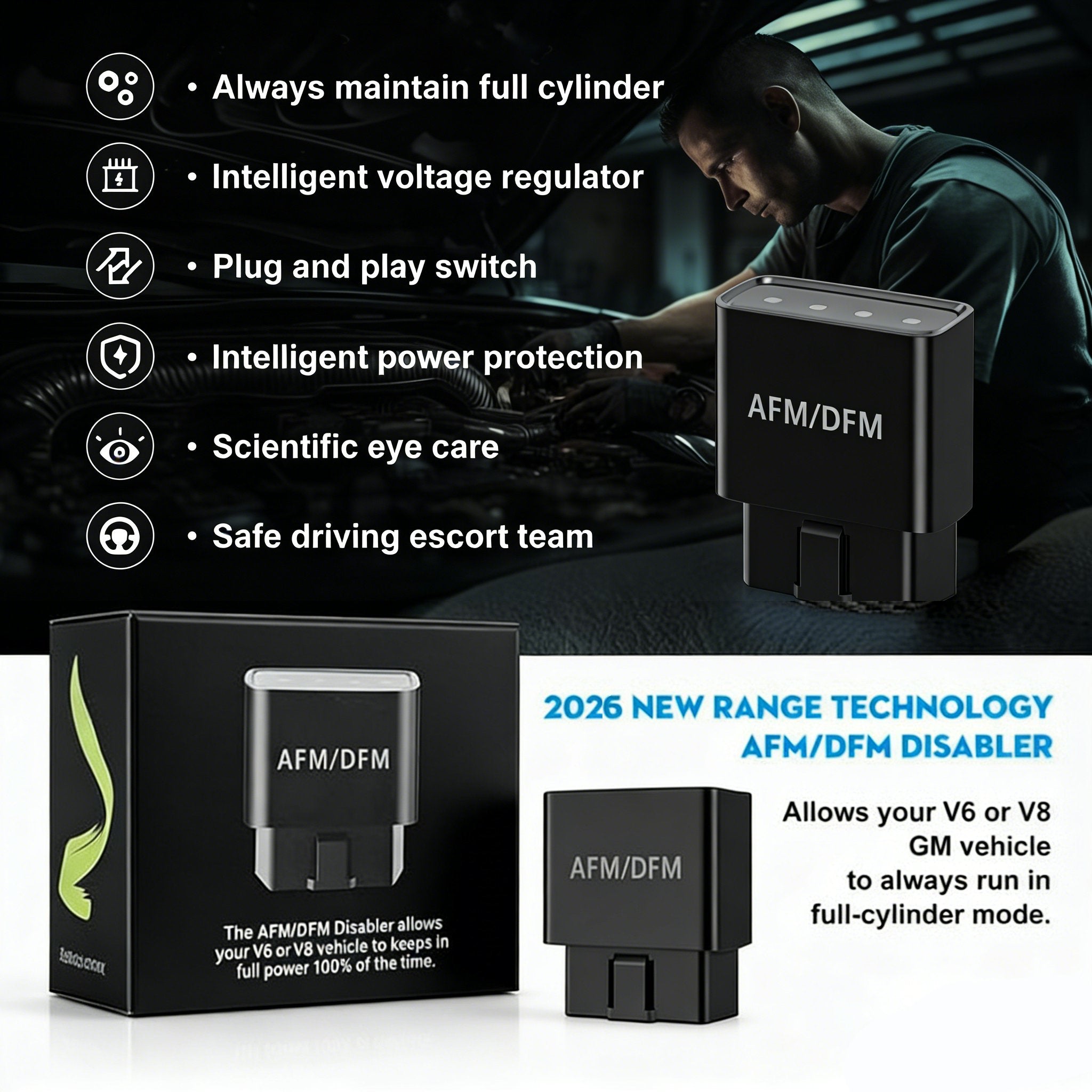 AFM/DFM Disabler Compatible with V6 & V8 GM Motors