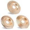 3-Pack Wood Carving Disc – Heavy Duty Grinding & Shaping Wheels – Universal Angle Grinder Attachment for Woodworking 🛠️