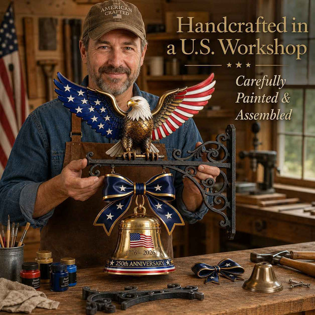 🔔 Ring in the Semiquincentennial: 1776-2026 "Spirit of Liberty" Eagle Bell🔔