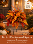 🍂Autumn Harvest Floral Garden Stake Arrangement