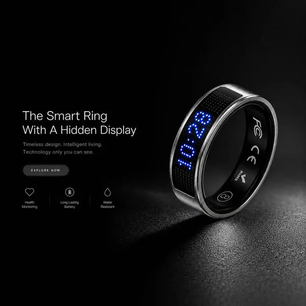 Smart Ring Track Sleep, Heart Rate & Recovery 24/7 — Without a Subscription