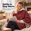 🔥 Wearable Heated Blanket – Stay Warm, Keep Your Hands Free
