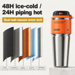 The Ultimate Hydration Upgrade: 24-Hour Ice Cold, 12-Hour Piping Hot! 🧊🔥