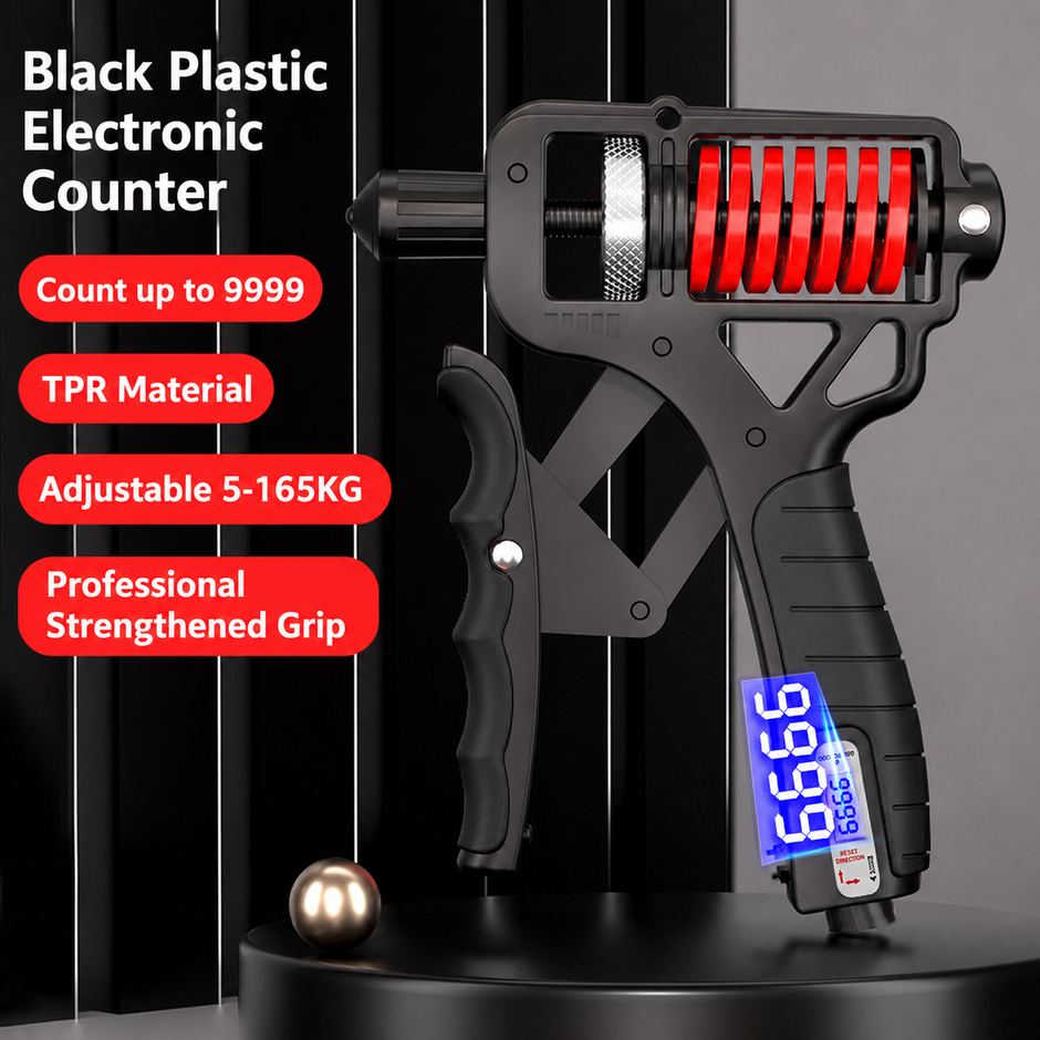 Adjustable Hand Grip Strengthener with Counter