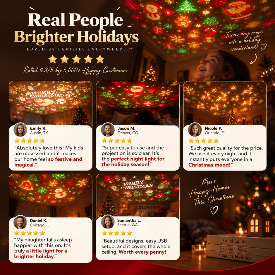 HollyGlow Christmas Projector — image 3