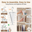 V-Shaped Double-Sided Closet Organizer Hanger