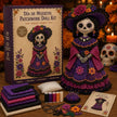 Día de Muertos Violet Spirit DIY Doll Kit - Gothic Purple Bonnet & Lace Dress Sewing Set