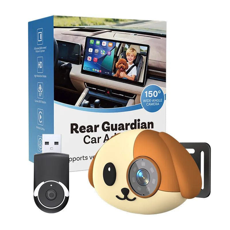 Enjoy Wireless CarPlay & Keep an Eye on the Back Seat—All on One Screen