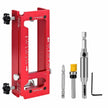 Solid CNC Aluminum Door Hinge Mortiser Jig Kit - Fits 2.5