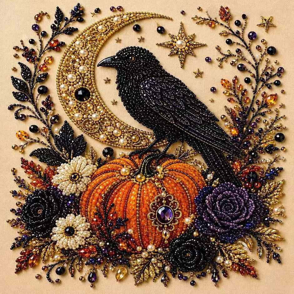 Spooky Cute Ghost Pearl Diamond Painting Kit – 8