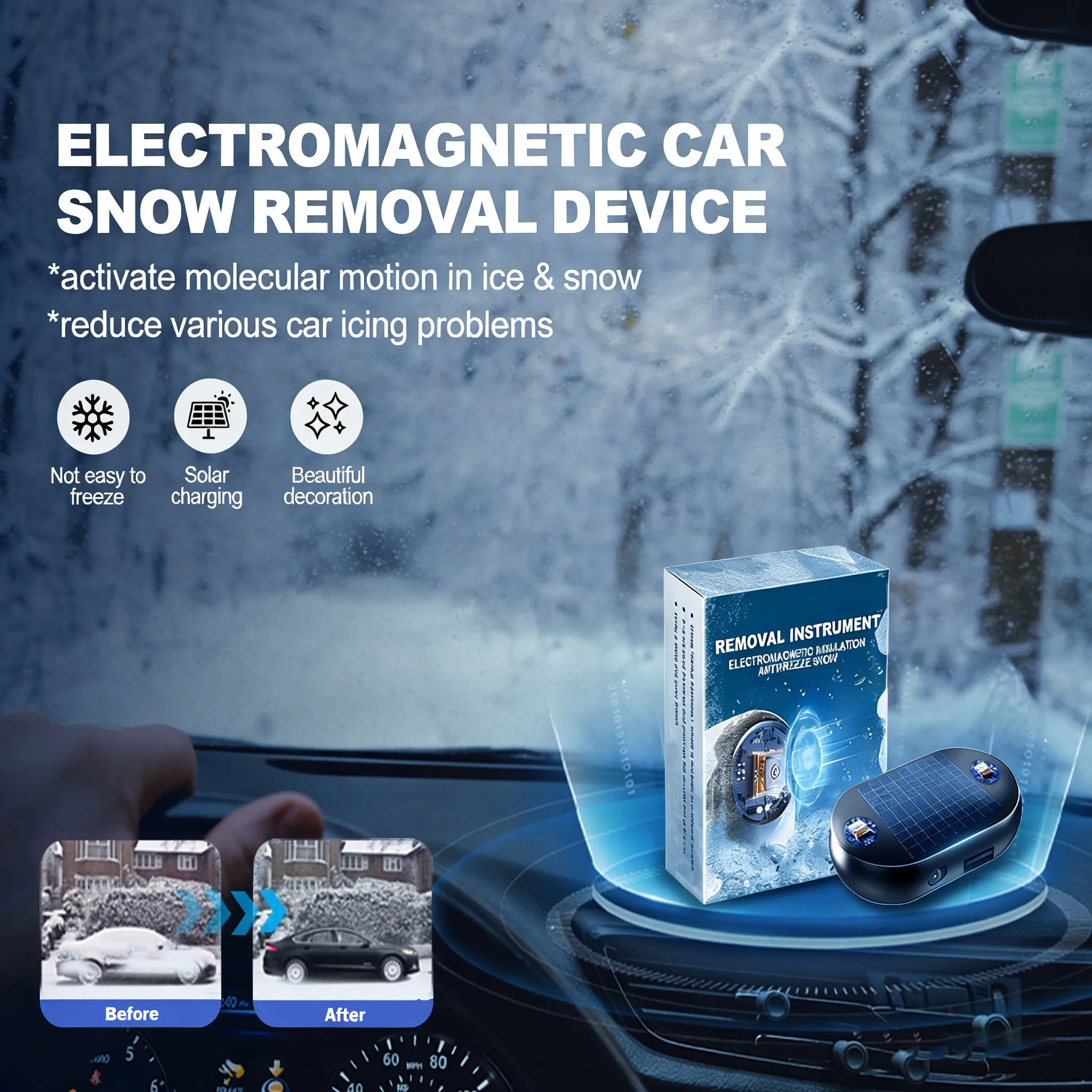 🎅Christmas Sale - Buy 3 Get 1 Free(4pcs) 🔥Car Interference Antifreeze Instrument