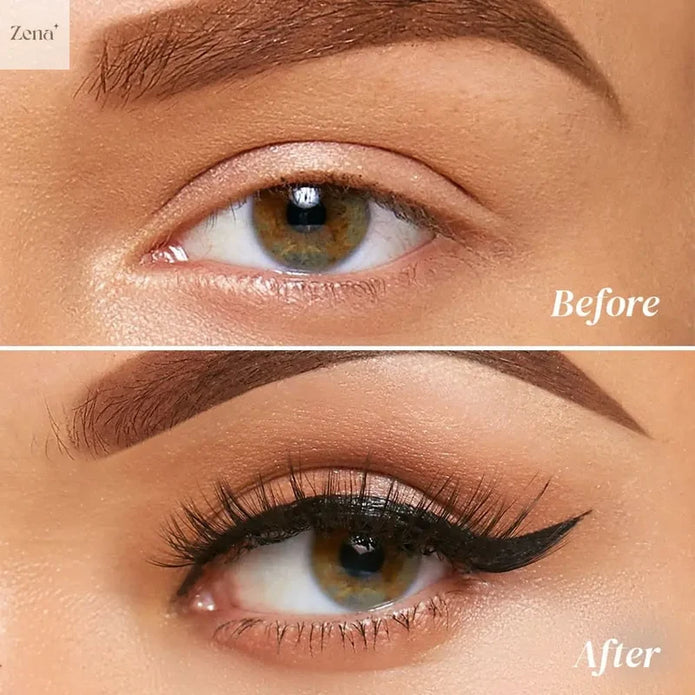Wing Eyeliner Stamp Pen – Dual-Ended Waterproof Liquid Eyeliner in Black & Brown