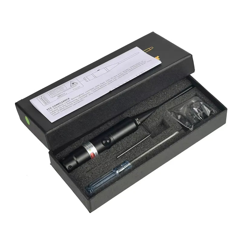 Laser Bore Sighter Kit For 177 to 50 Caliber Handguns, Rifles & Shotguns w/ Battery