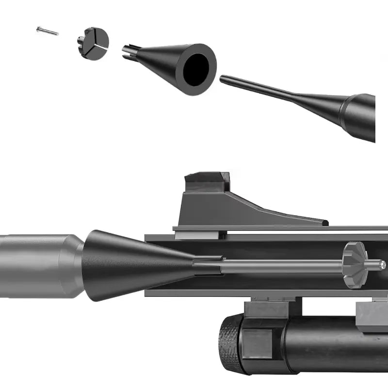 Laser Bore Sight Kit with 32 Adapters for 0.17 to 12GA Calibers w/ Battery