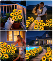 🌻Sunflower Solar Powered Lights for Garden（2PCS)