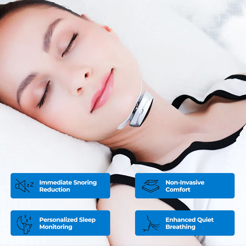Sleep Aid | Anti-Snoring Chin Clip Device with Soft Ergonomic Design | Non-Invasive Support for Quieter Nights
