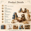 ✨ DIY Patchwork Nativity Scene Sewing Kit