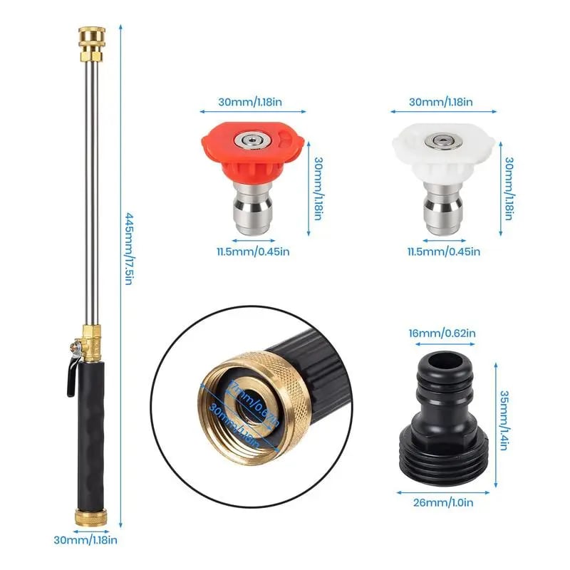 🔥BUY 2 FREE SHIPPING - Jet Nozzle Power Washer for Garden Hose