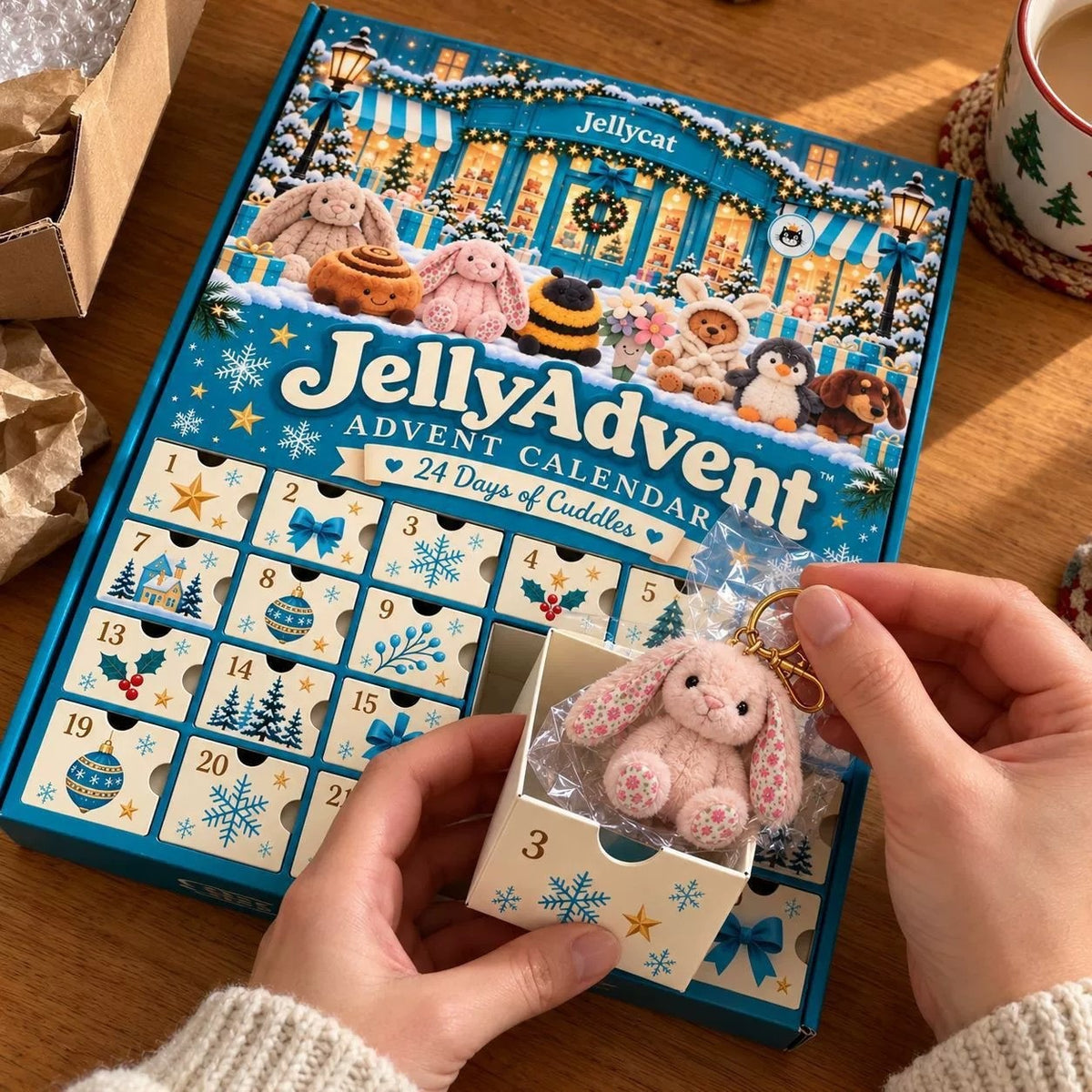 Plush charm advent calendar