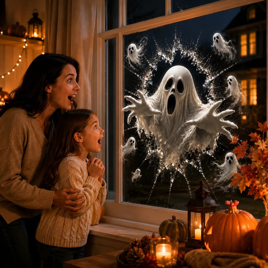 Turn Any Window Into a Haunted Halloween Scene