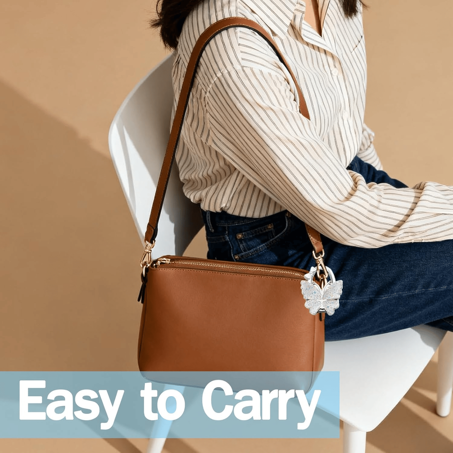 Butterfly Foldable Handbag Hanger