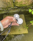 Ultrasonic Mist Maker & Fogger with LED Lights - Waterproof Submersible Ultrasonic Fog Generator for Ponds, Fountains & Halloween Decor