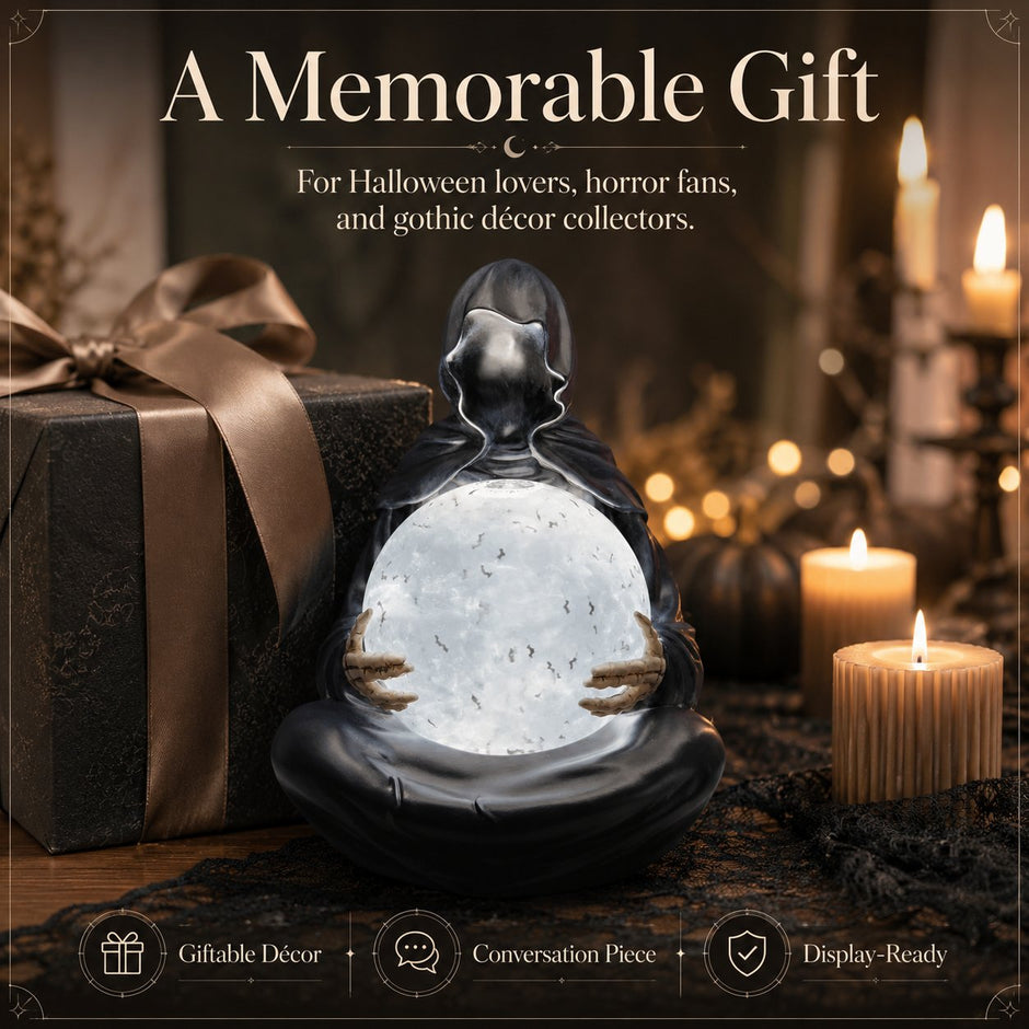🔥Halloween Promotion - Mystic Reaper Crystal Ball Light💀