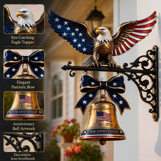 🔔 Ring in the Semiquincentennial: 1776-2026 "Spirit of Liberty" Eagle Bell🔔