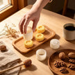 🍪Sunflower-Patterned Round Hand-Press Mooncake Mold