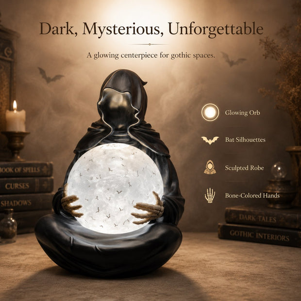 🔥Halloween Promotion - Mystic Reaper Crystal Ball Light💀