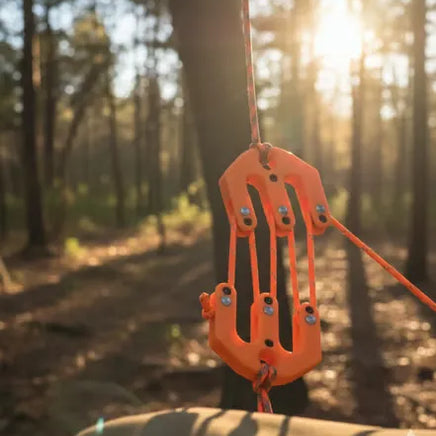 Homegood™ Palan de gibier ultraléger 4:1 - Système de poulie robuste de 36,8 g