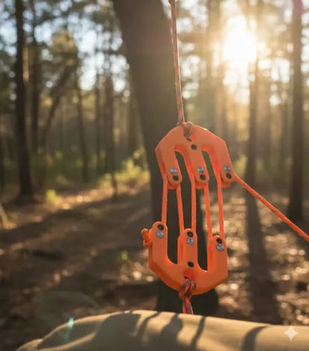 Homegood™ 4:1 Ultralight Game Hoist - 1.3oz Heavy Duty Pulley System