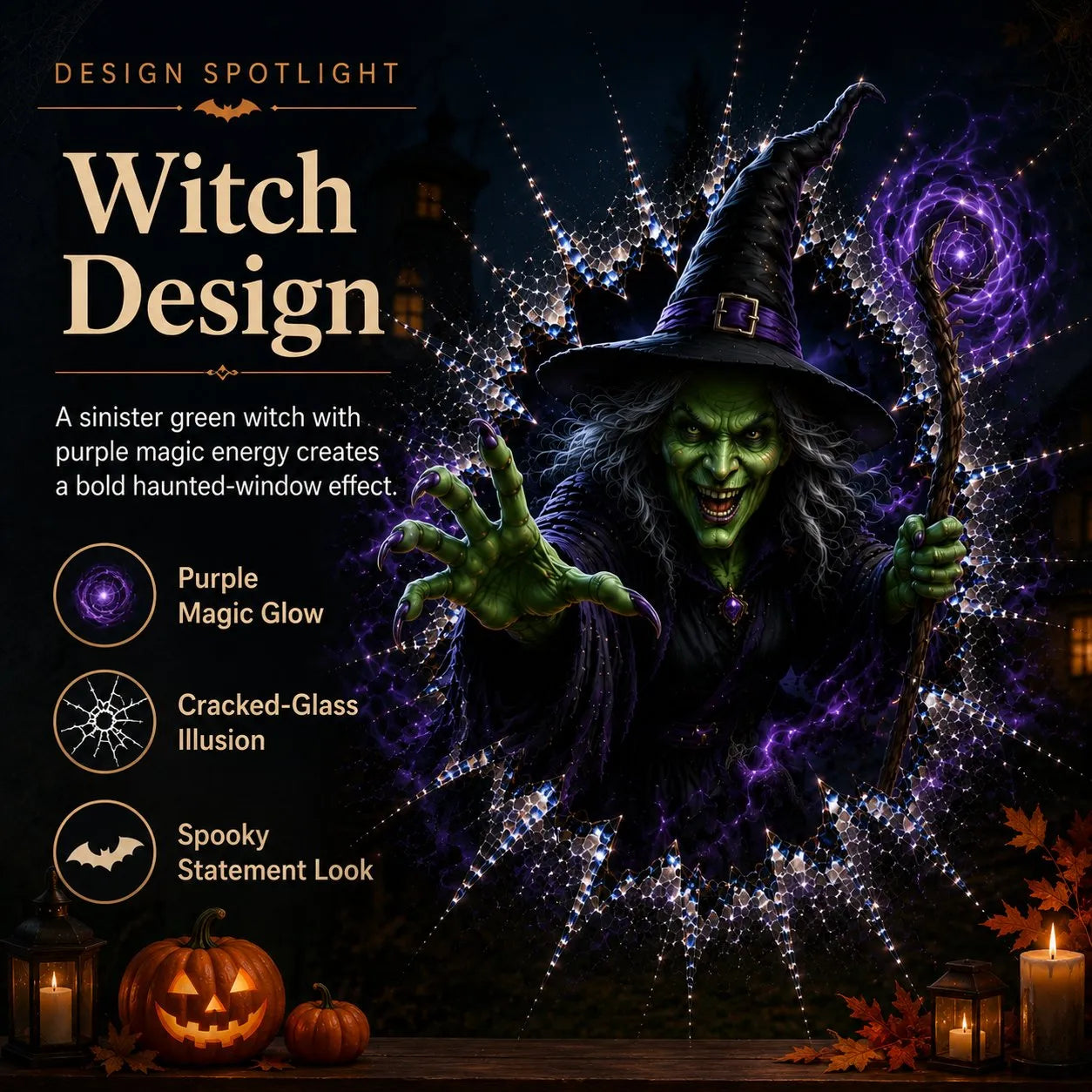 Turn Any Window Into a Haunted Halloween Scene