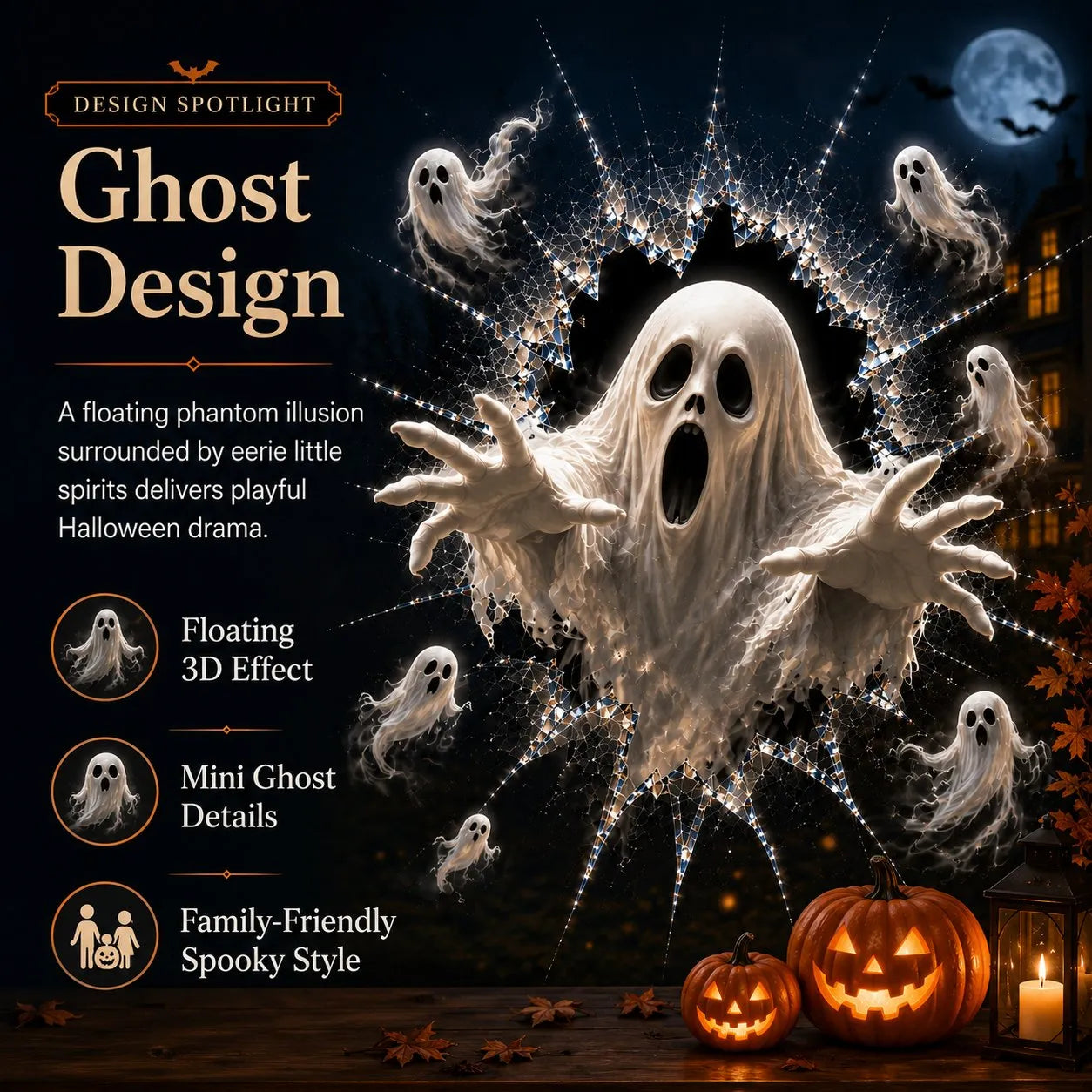 Turn Any Window Into a Haunted Halloween Scene