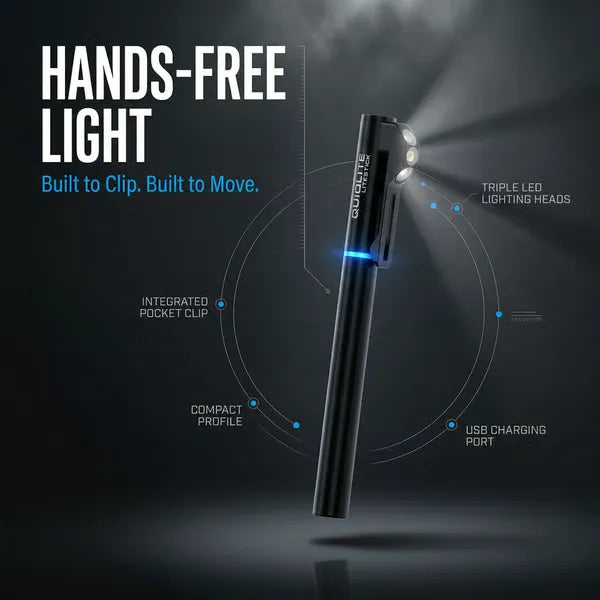 💡 QuiqLite LiteStick – Ultimate Hands-Free Wearable Safety Light