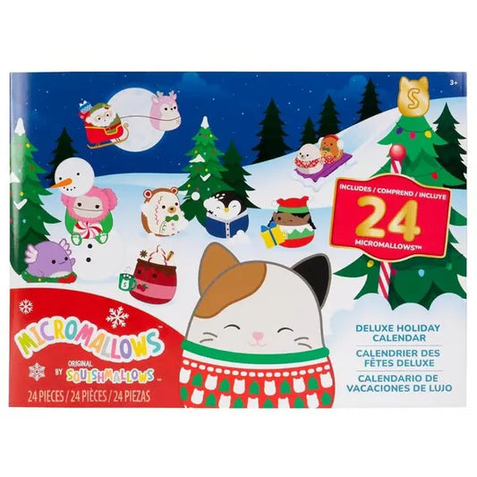 Early Christmas pre-sale🎅Squishmallows Original 24-Day Micromallows Holiday Advent Calendar