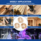 3-Pack Wood Carving Disc – Heavy Duty Grinding & Shaping Wheels – Universal Angle Grinder Attachment for Woodworking 🛠️
