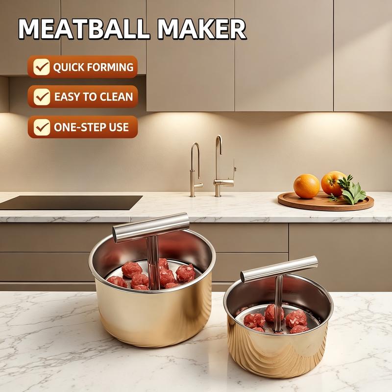 Upgrade 6/12 Ball Manual Meatball Maker Tool
