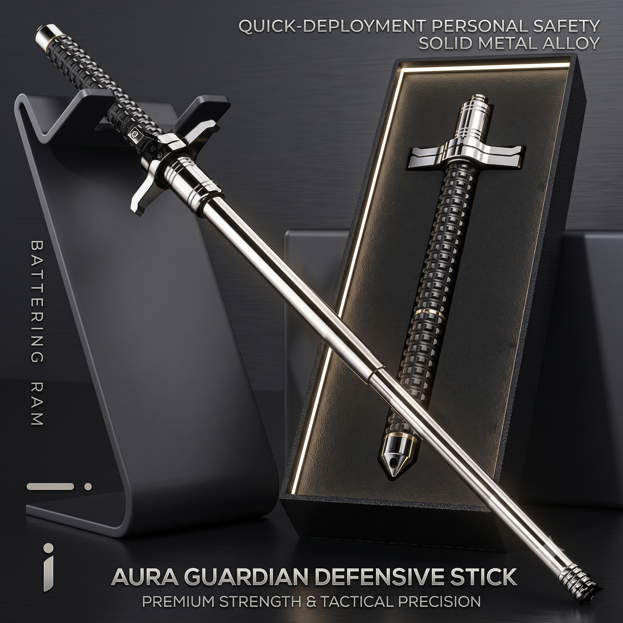 🎉Limited Time 49% OFF🔥Improved Self-Defense Auto-Expanding Tactical Hiking Stick | Heavy-Duty Emergency Tool 🛡️