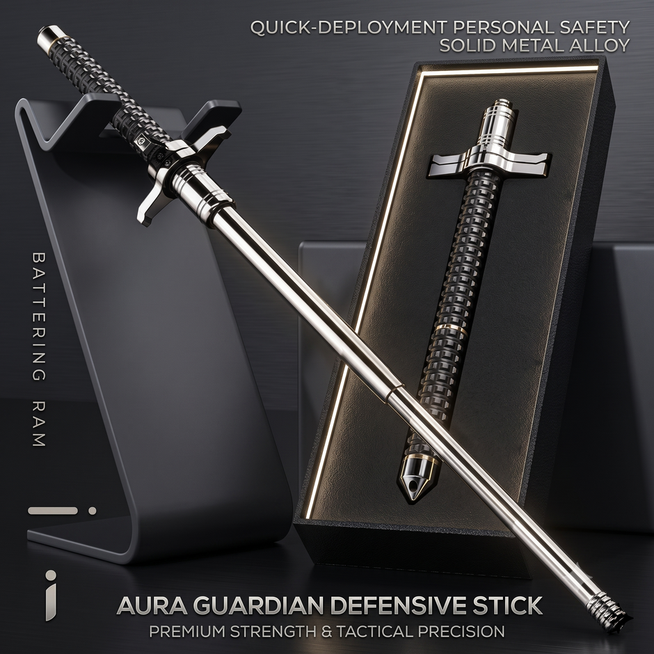 🎉Limited Time 49% OFF🔥Improved Self-Defense Auto-Expanding Tactical Hiking Stick | Heavy-Duty Emergency Tool 🛡️