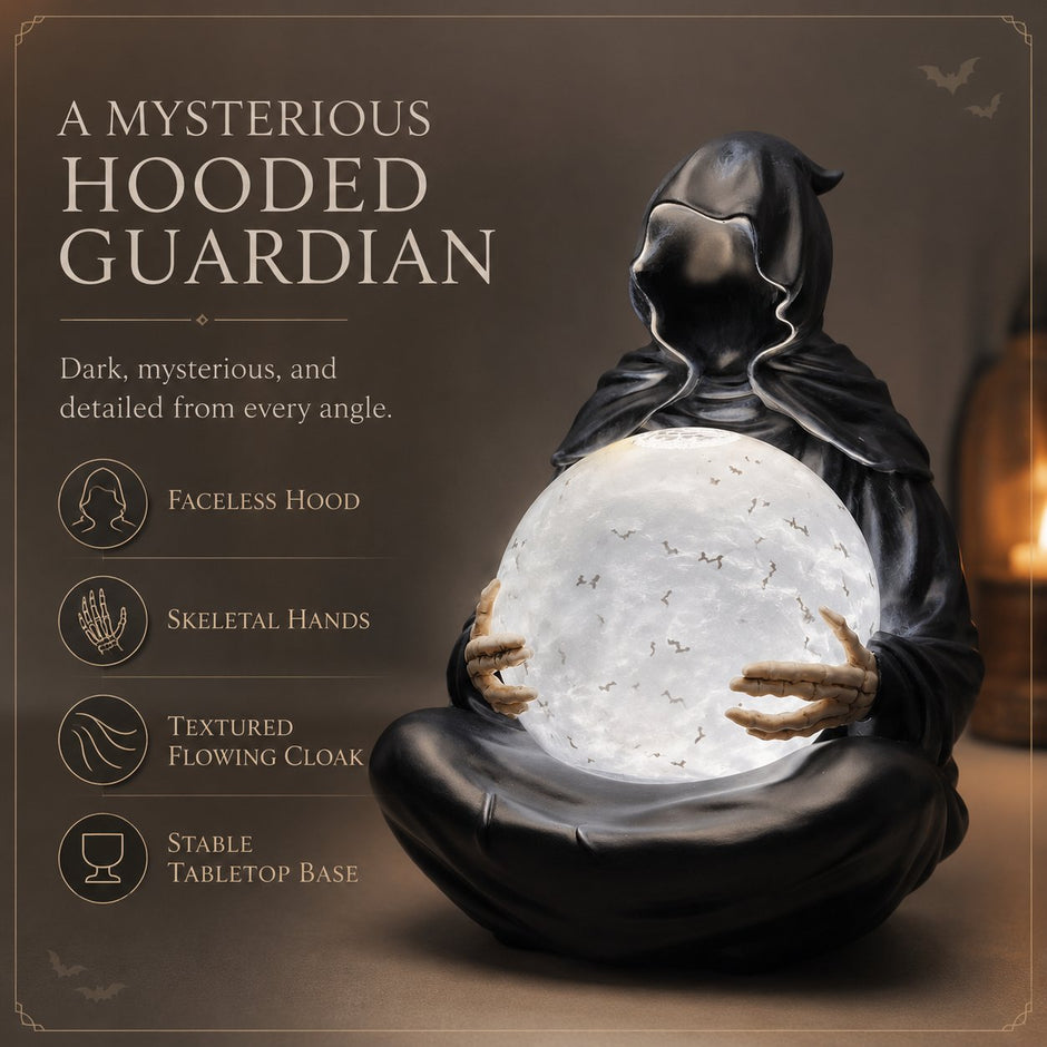 🔥Halloween Promotion - Mystic Reaper Crystal Ball Light💀
