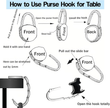 Butterfly Foldable Handbag Hanger