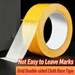 Heavy Duty Double Sided, Strong Adhesive PET Tape, Removable No Residue