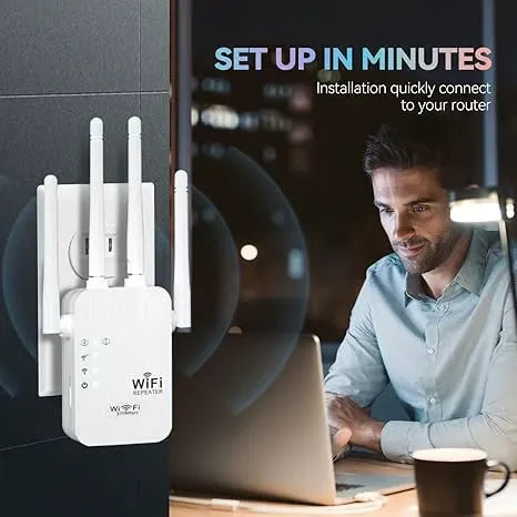 🔥HOT SALE 49% OFF✨WiFi Extender 2025, 1200Mbps Dual Band (5GHz/2.4GHz) Signal Booster