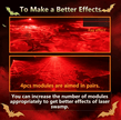 Halloween Green/Red Swamp Laser Projector - IP67 Waterproof Outdoor Haunted House Laser Light with Timer