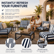 🛋️ Waterproof Outdoor Patio Sofa Cushion Covers 🔥