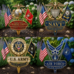 U.S Military Branch Tribute Garden Stake Collection, 🔥Buy 2 Free Shipping
