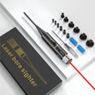Laser Bore Sight Kit for .17to12GA Caliber, Laser Boresighter Kit with 12 Multiple Caliber Adapters